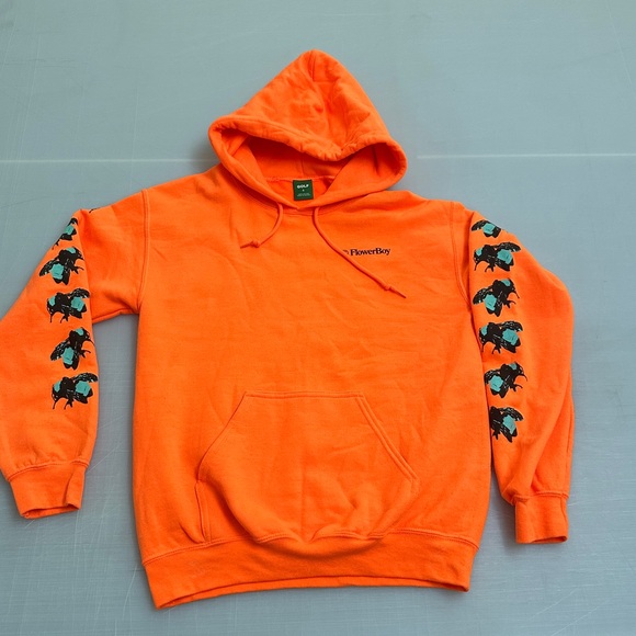 GOLF WANG Save The Bees Orange Mens Sweatshirt - Picture 7 of 8
